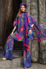 Maria.B M.Prints Unstitched Embroidered Lawn 3Pc Suit MPT-1803-B
