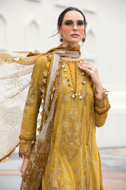 Maria.B M.Prints Unstitched Embroidered Lawn 3Pc Suit MPT-1805-A