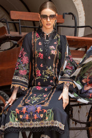 Maria.B M.Prints Unstitched Embroidered Lawn 3Pc Suit MPT-1806-B