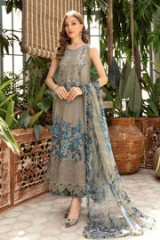Maria.B M.Prints Unstitched Embroidered Lawn 3Pc Suit MPT-1809-A