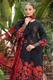 Maria.B M.Prints Unstitched Embroidered Lawn 3Pc Suit MPT-1809-B