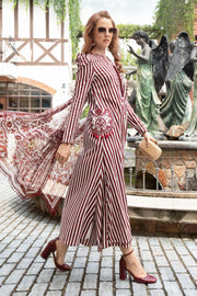 Maria.B M.Prints Unstitched Embroidered Lawn 3Pc Suit MPT-1810-B