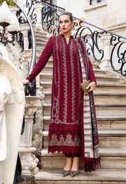 Maria.B MPrints Embroidered Linen Unstitched 3Pc Suit MPT-2002-A