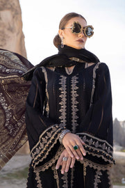 Maria.B MPrints Embroidered Linen Unstitched 3Pc Suit MPT-2002-B