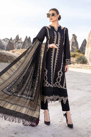 Maria.B MPrints Embroidered Linen Unstitched 3Pc Suit MPT-2002-B