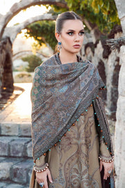 Maria.B MPrints Embroidered Linen Unstitched 3Pc Suit MPT-2003-A