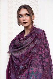 Maria.B MPrints Embroidered Linen Unstitched 3Pc Suit MPT-2003-B