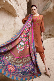 Maria.B MPrints Embroidered Linen Unstitched 3Pc Suit MPT-2004-A