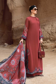 Maria.B MPrints Embroidered Linen Unstitched 3Pc Suit MPT-2005-A