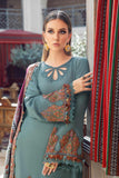 Maria.B MPrints Embroidered Linen Unstitched 3Pc Suit MPT-2006-A