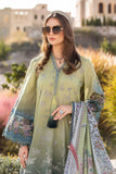 Maria.B MPrints Embroidered Linen Unstitched 3Pc Suit MPT-2007-A
