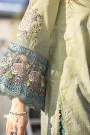 Maria.B MPrints Embroidered Linen Unstitched 3Pc Suit MPT-2007-A