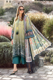 Maria.B MPrints Embroidered Linen Unstitched 3Pc Suit MPT-2007-A