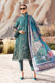 Maria.B MPrints Embroidered Linen Unstitched 3Pc Suit MPT-2007-B