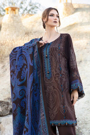 Maria.B MPrints Embroidered Linen Unstitched 3Pc Suit MPT-2008-B
