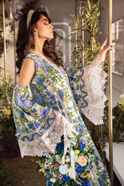 Maria.B M.Prints Unstitched Embroidered Lawn 3Pc Suit MPT-2102-B