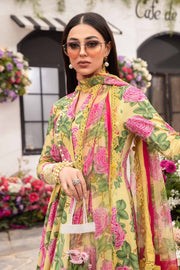 Maria.B M.Prints Unstitched Embroidered Lawn 3Pc Suit MPT-2103-A