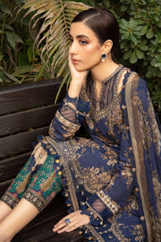 Maria.B M.Prints Unstitched Embroidered Lawn 3Pc Suit MPT-2110-B