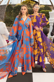 Maria.B M.Prints Unstitched Embroidered Lawn 3Pc Suit MPT-2111-B
