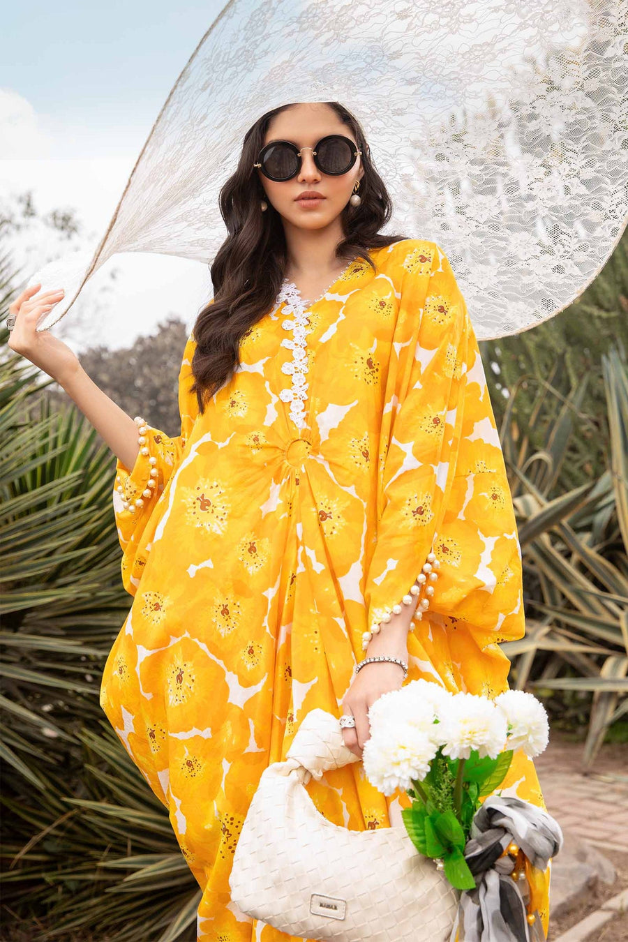Maria.B M.Prints Unstitched Embroidered Lawn 3Pc Suit MPT-2112-B