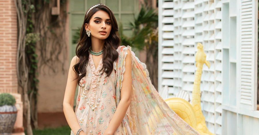 Maria.B MPrints Embroidered Lawn Unstitched 3Pc Suit MPT-2003-B