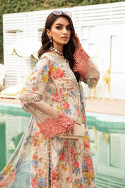 Maria.B MPrints Embroidered Lawn Unstitched 3Pc Suit MPT-2004-A