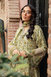 Maria.B MPrints Embroidered Lawn Unstitched 3Pc Suit MPT-2007-A