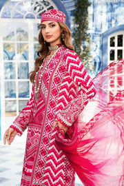 Maria.B MPrints Embroidered Lawn Unstitched 3Pc Suit MPT-2008-A
