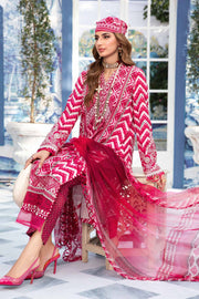 Maria.B MPrints Embroidered Lawn Unstitched 3Pc Suit MPT-2008-A