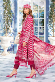 Maria.B MPrints Embroidered Lawn Unstitched 3Pc Suit MPT-2008-A
