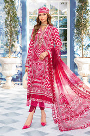 Maria.B MPrints Embroidered Lawn Unstitched 3Pc Suit MPT-2008-A