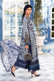 Maria.B MPrints Embroidered Lawn Unstitched 3Pc Suit MPT-2008-B