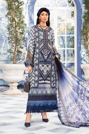 Maria.B MPrints Embroidered Lawn Unstitched 3Pc Suit MPT-2008-B
