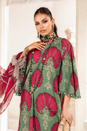 Maria.B MPrints Embroidered Lawn Unstitched 3Pc Suit MPT-2009-A