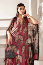 Maria.B MPrints Embroidered Lawn Unstitched 3Pc Suit MPT-2009-B