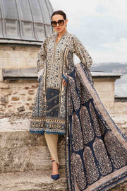 Maria.B MPrints Unstitched Printed Cambric 3Pc Suit MPT-2302-A