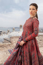 Maria.B MPrints Unstitched Printed Cambric 3Pc Suit MPT-2302-B