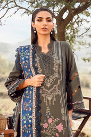 Maria.B M.Prints Embroidered Linen Unstitched 3Pc Suit MPT-2401-A