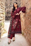 Maria.B M.Prints Embroidered Linen Unstitched 3Pc Suit MPT-2401-B