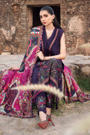 Maria.B M.Prints Embroidered Linen Unstitched 3Pc Suit MPT-2402-A