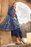 Maria.B M.Prints Embroidered Linen Unstitched 3Pc Suit MPT-2404-B