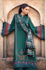 Maria.B M.Prints Embroidered Linen Unstitched 3Pc Suit MPT-2405-B