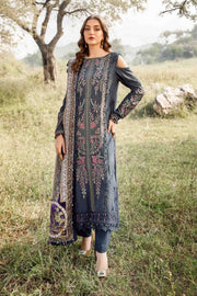 Maria.B M.Prints Embroidered Linen Unstitched 3Pc Suit MPT-2406-A