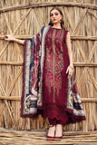 Maria.B M.Prints Embroidered Linen Unstitched 3Pc Suit MPT-2406-B