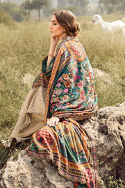 Maria.B M.Prints Embroidered Linen Unstitched 3Pc Suit MPT-2407-A