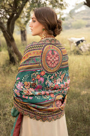Maria.B M.Prints Embroidered Linen Unstitched 3Pc Suit MPT-2407-A