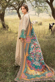 Maria.B M.Prints Embroidered Linen Unstitched 3Pc Suit MPT-2407-A