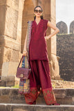 Maria.B M.Prints Embroidered Linen Unstitched 3Pc Suit MPT-2407-B