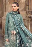 Maria.B M.Prints Embroidered Linen Unstitched 3Pc Suit MPT-2408-A