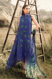 Maria.B M.Prints Embroidered Linen Unstitched 3Pc Suit MPT-2410-A